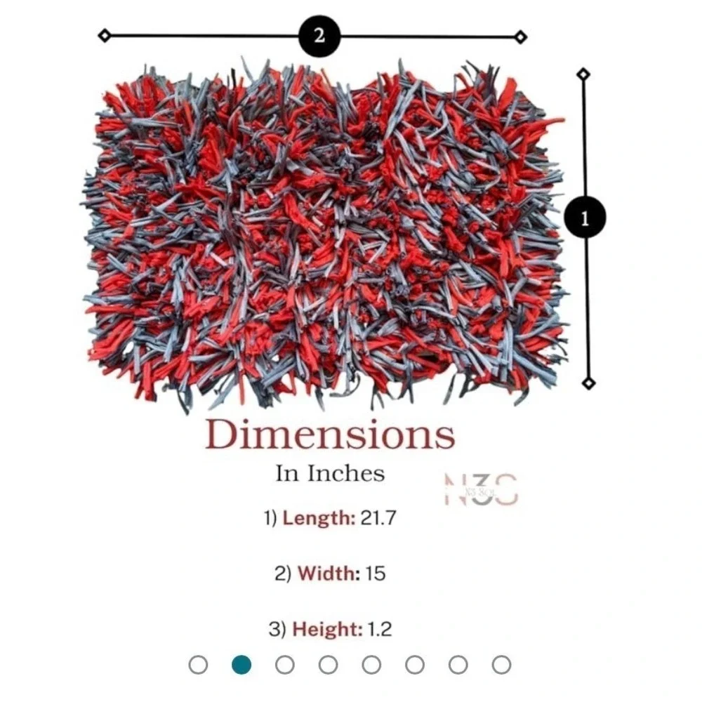 N3 Sol Dog Snuffle Mat Red Gray Foraging Enrichment Mat with Bonus Ball NEW‎